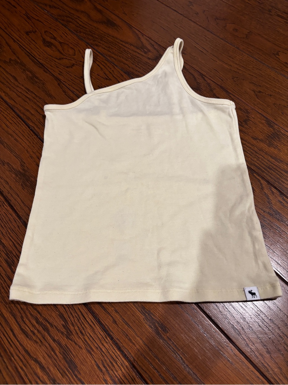 abercrombie kids pale yellow sleeveless tank